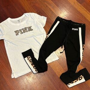 Leopard PINK sweatsuit